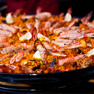 paella pan klaar